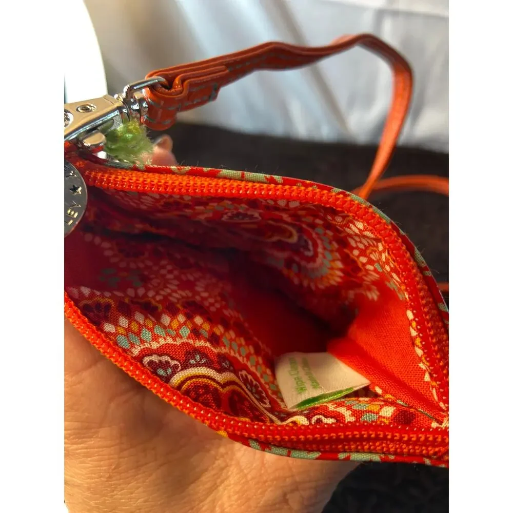 Vera Bradley SWAK(sealed‎ with a kiss) paprika bow tie crossbody Purse